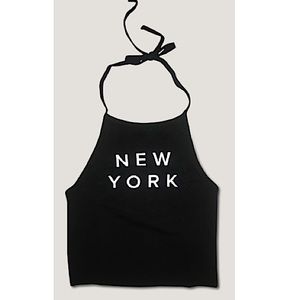 “New York” Halter Tie Tank